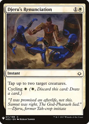 Djeru's Renunciation HOU-11