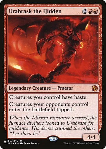 Urabrask the Hidden IMA-152, carta de Magic: The Gathering de The List