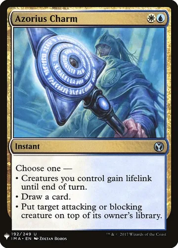 Azorius Charm IMA-192, carta de Magic: The Gathering de The List