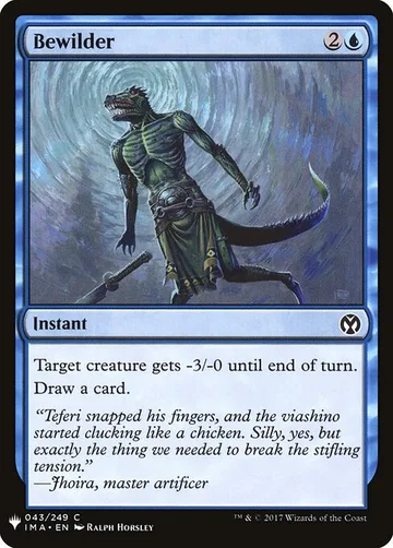 Bewilder IMA-43, carta de Magic: The Gathering de The List
