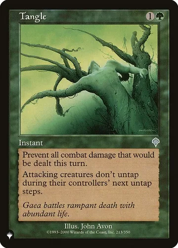 Tangle INV-213, carta de Magic: The Gathering de The List