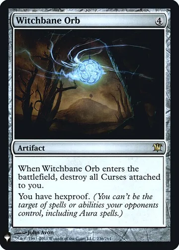 Witchbane Orb ISD-236, carta de Magic: The Gathering de The List