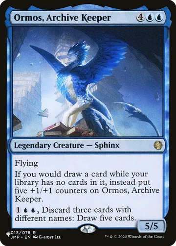 Ormos, Archive Keeper JMP-13, carta de Magic: The Gathering de The List