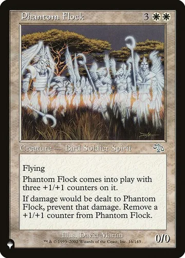Phantom Flock JUD-16, carta de Magic: The Gathering de The List