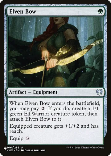 Elven Bow KHM-166, carta de Magic: The Gathering de The List
