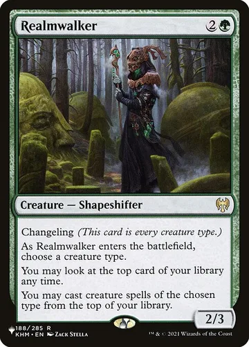 Realmwalker KHM-188, carta de Magic: The Gathering de The List