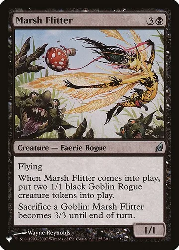 Marsh Flitter LRW-125, carta de Magic: The Gathering de The List