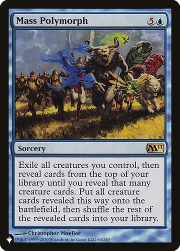 Mass Polymorph M11-64, carta de Magic: The Gathering de The List