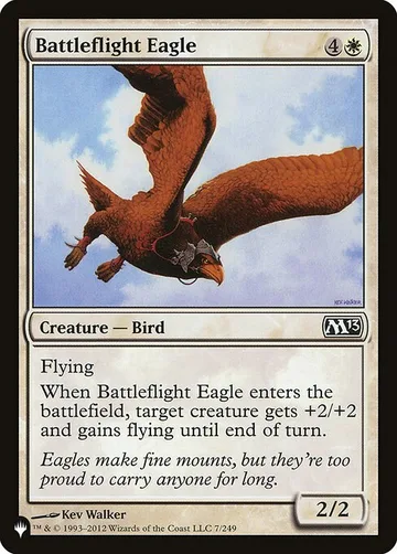Battleflight Eagle M13-7, carta de Magic: The Gathering de The List