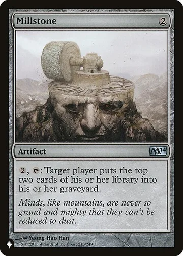Millstone M14-213, carta de Magic: The Gathering de The List