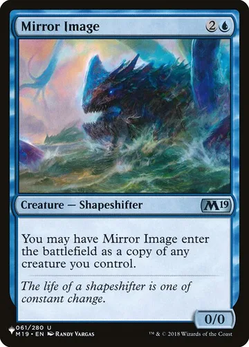 Mirror Image M19-61, carta de Magic: The Gathering de The List