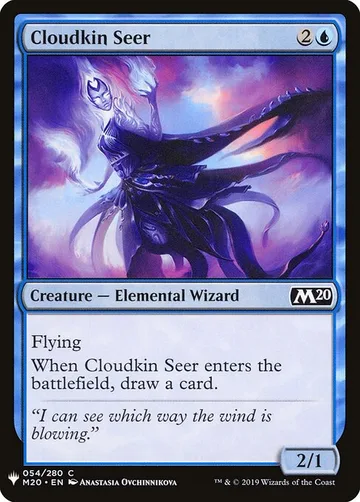Cloudkin Seer M20-54, carta de Magic: The Gathering de The List