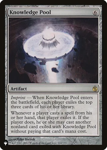 Knowledge Pool MBS-111, carta de Magic: The Gathering de The List