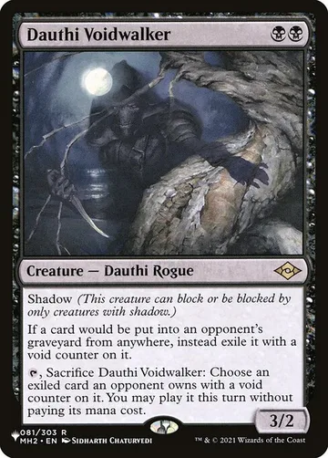 Dauthi Voidwalker MH2-81, carta de Magic: The Gathering de The List