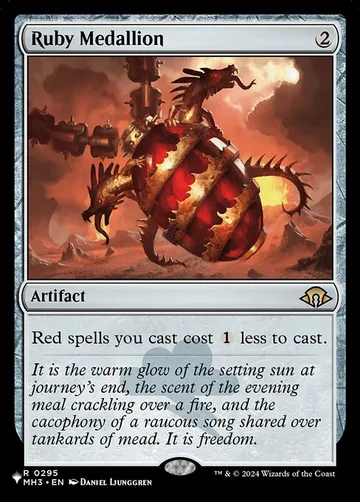 Ruby Medallion MH3-295, carta de Magic: The Gathering de The List