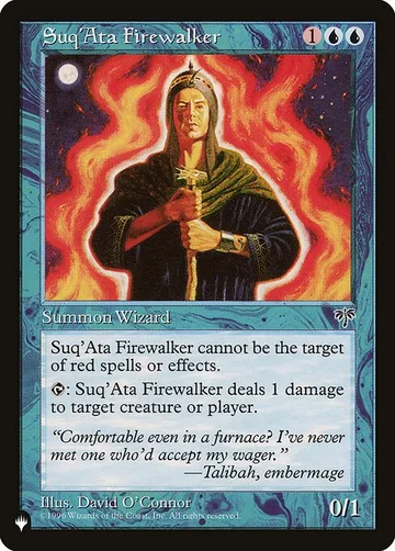 Suq'Ata Firewalker MIR-94, carta de Magic: The Gathering de The List