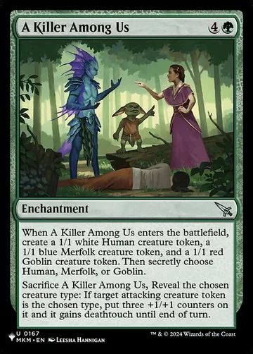 A Killer Among Us MKM-167, carta de Magic: The Gathering de The List