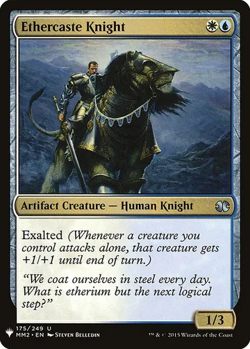 Ethercaste Knight MM2-175, carta de Magic: The Gathering de The List