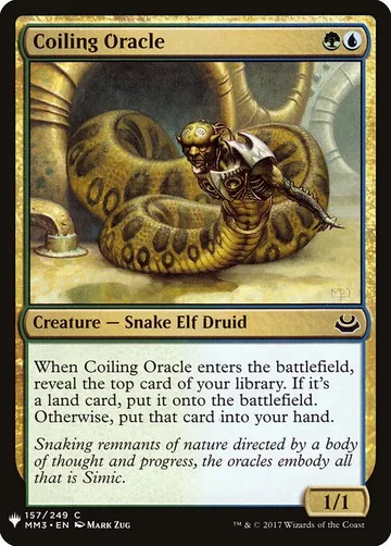 Coiling Oracle MM3-157, carta de Magic: The Gathering de The List