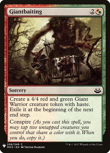 Giantbaiting MM3-208, carta de Magic: The Gathering de The List