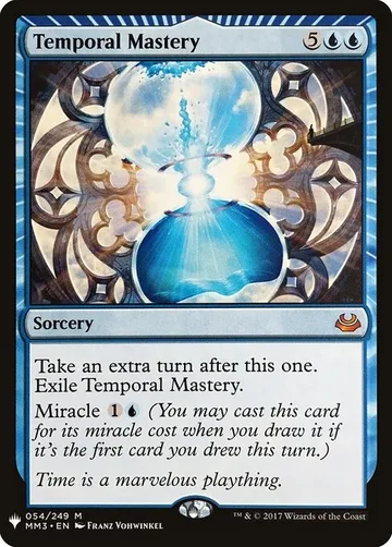 Temporal Mastery MM3-54, carta de Magic: The Gathering de The List