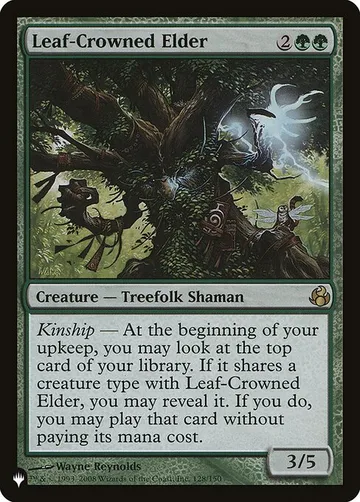 Leaf-Crowned Elder MOR-128, carta de Magic: The Gathering de The List