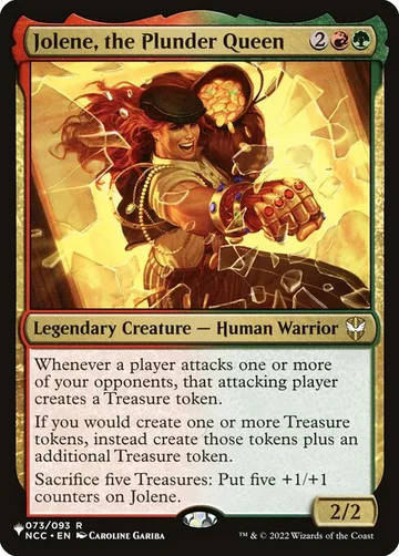 Jolene, the Plunder Queen NCC-73, carta de Magic: The Gathering de The List