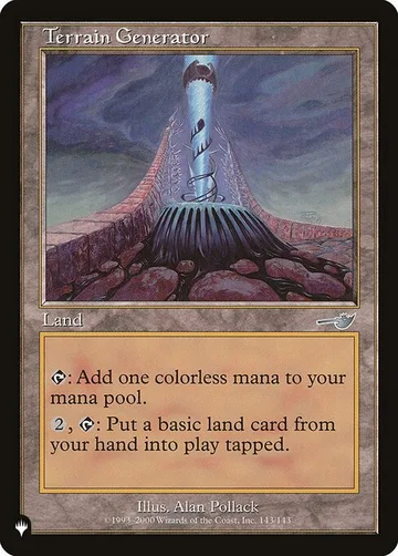 Terrain Generator NEM-143, carta de Magic: The Gathering de The List