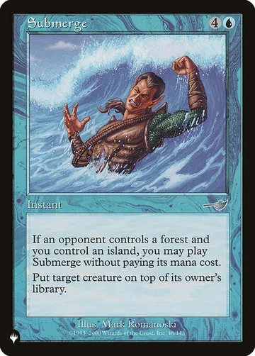 Submerge NEM-48, carta de Magic: The Gathering de The List