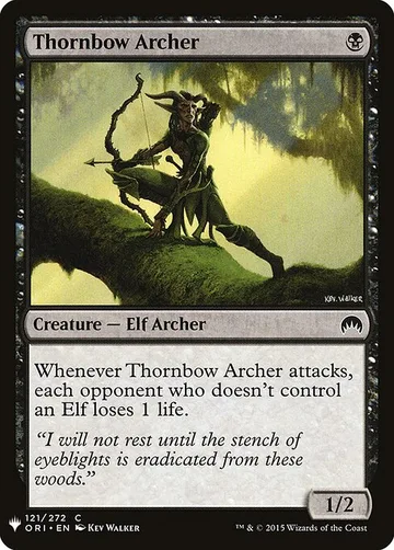 Thornbow Archer ORI-121, carta de Magic: The Gathering de The List