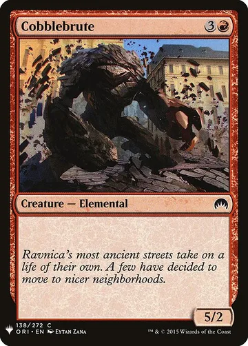Cobblebrute ORI-138, carta de Magic: The Gathering de The List
