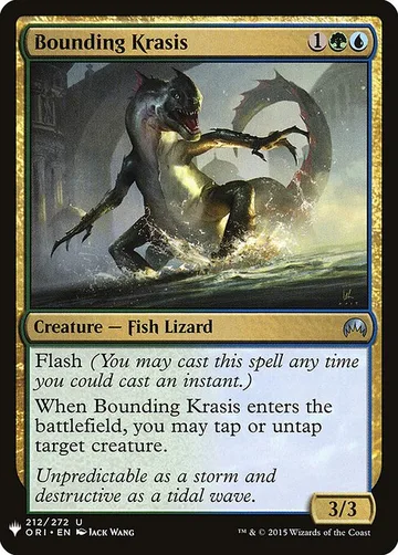 Bounding Krasis ORI-212, carta de Magic: The Gathering de The List
