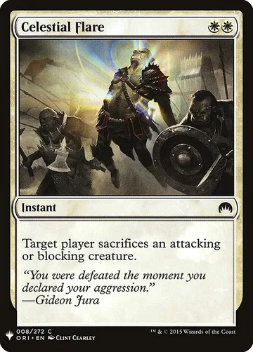 Celestial Flare ORI-8, carta de Magic: The Gathering de The List
