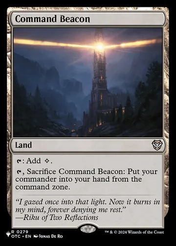 Command Beacon OTC-279, carta de Magic: The Gathering de The List