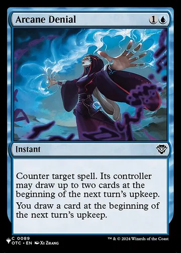 Arcane Denial OTC-89, carta de Magic: The Gathering de The List