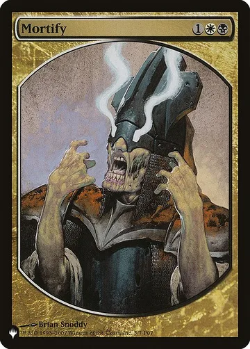 Mortify P07-3, carta de Magic: The Gathering de The List