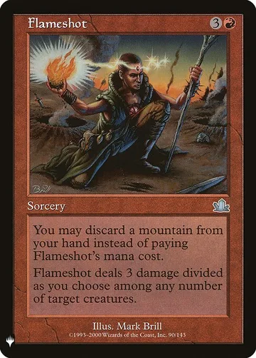 Flameshot PCY-90, carta de Magic: The Gathering de The List