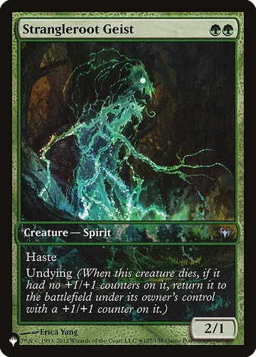 Strangleroot Geist PDKA-127, carta de Magic: The Gathering de The List