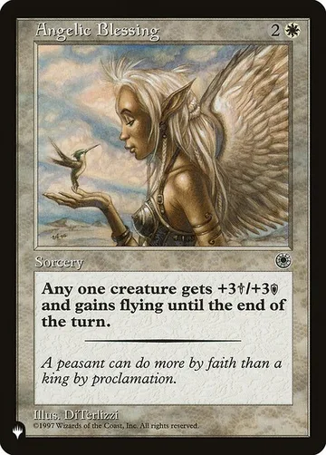 Angelic Blessing POR-2, carta de Magic: The Gathering de The List