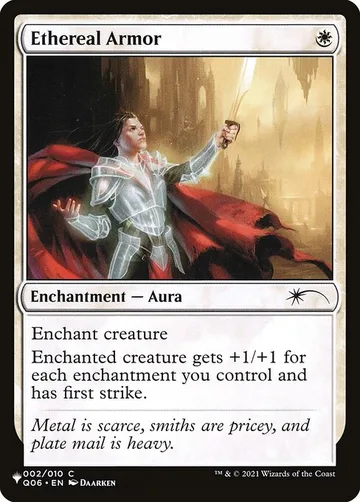 Ethereal Armor Q06-2, carta de Magic: The Gathering de The List