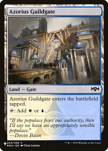 Azorius Guildgate RNA-243, carta de Magic: The Gathering de The List