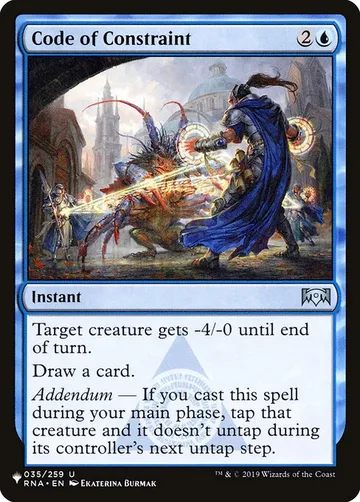 Code of Constraint RNA-35, carta de Magic: The Gathering de The List