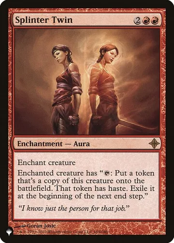 Splinter Twin ROE-165, carta de Magic: The Gathering de The List