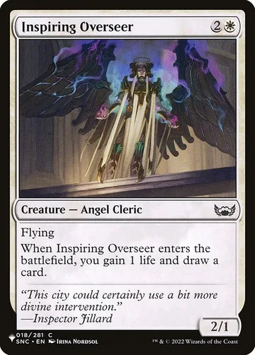 Inspiring Overseer SNC-18, carta de Magic: The Gathering de The List