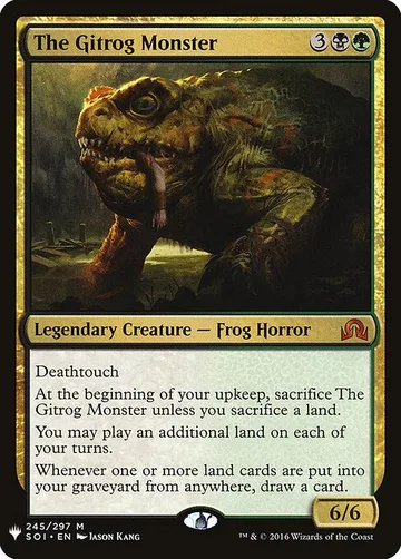 The Gitrog Monster SOI-245, carta de Magic: The Gathering de The List