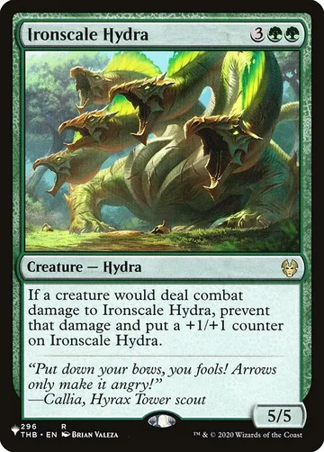 Ironscale Hydra THB-296, carta de Magic: The Gathering de The List