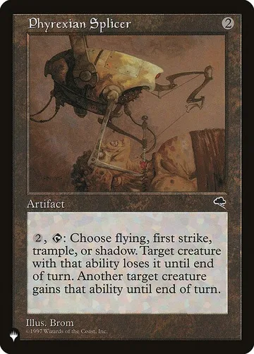 Phyrexian Splicer TMP-303, carta de Magic: The Gathering de The List