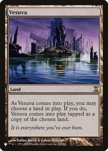 Vesuva TSP-281, carta de Magic: The Gathering de The List