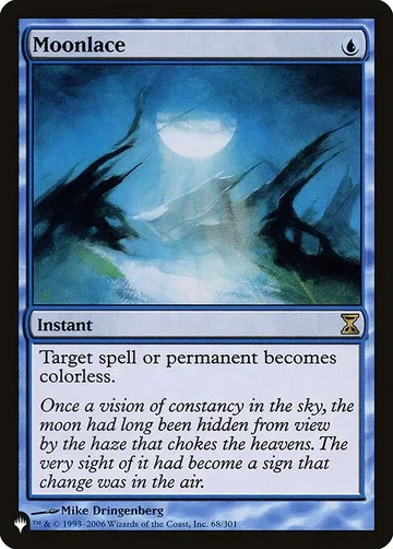 Moonlace TSP-68, carta de Magic: The Gathering de The List