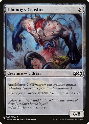 Ulamog's Crusher UMA-8, carta de Magic: The Gathering de The List